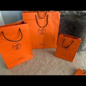 Hermès Shopping Bags Set of 3